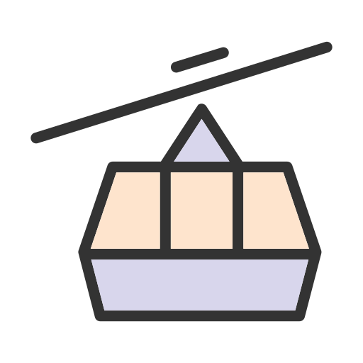 Funicular Generic Outline Color icon