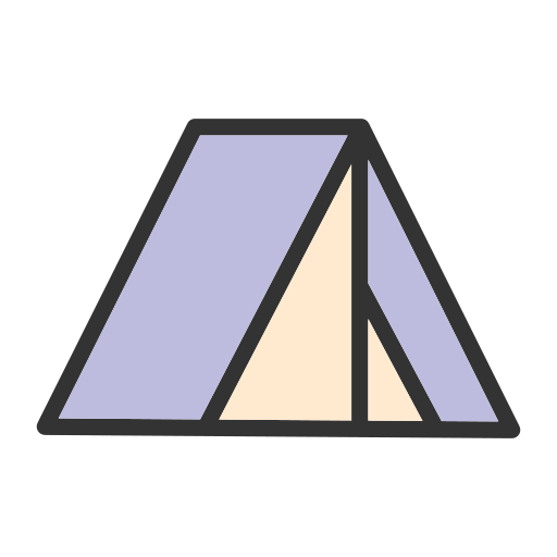 캠프 Generic Outline Color icon