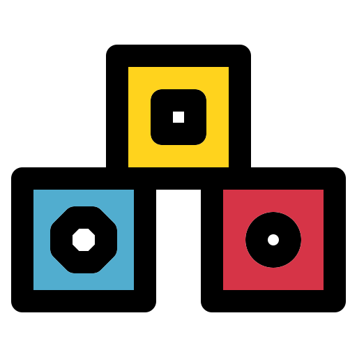 キューブ Generic Outline Color icon