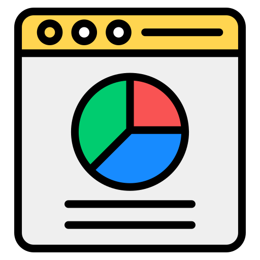 웹 분석 Generic Outline Color icon