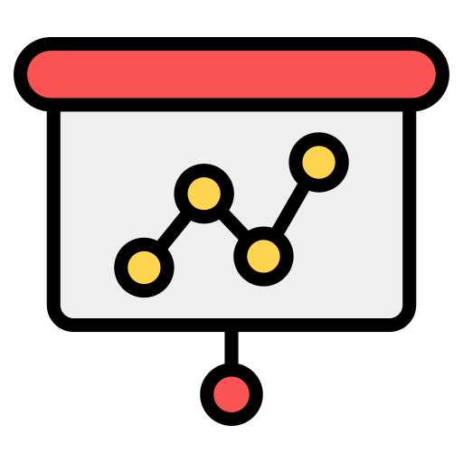 그래픽 프레젠테이션 Generic Outline Color icon