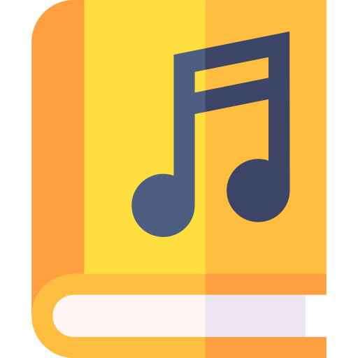 muziekboek Basic Straight Flat icoon