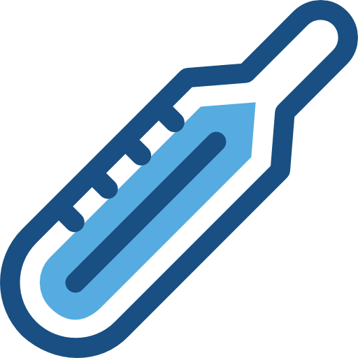 termometr Prosymbols Duotone ikona