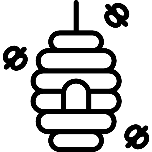 colméia Basic Miscellany Lineal Ícone