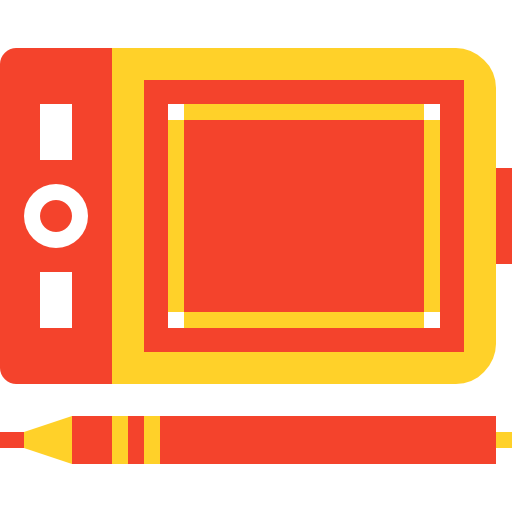 Графический планшет Maxim Basinski Premium Yellow and Red иконка