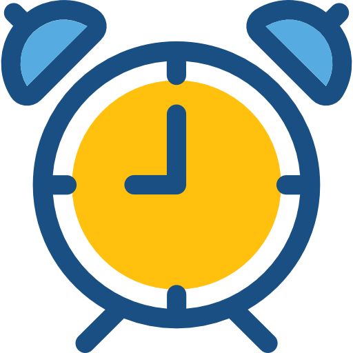 Alarm clock Prosymbols Duotone icon