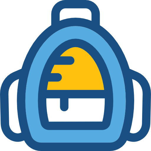 Backpack Prosymbols Duotone icon