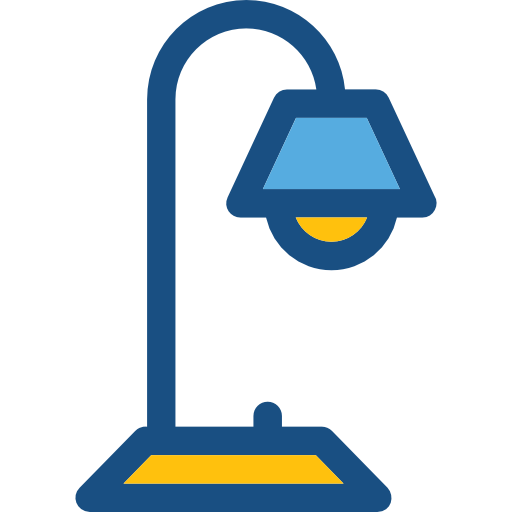 Desk lamp Prosymbols Duotone icon