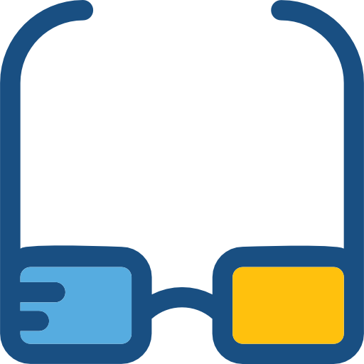 okulary Prosymbols Duotone ikona