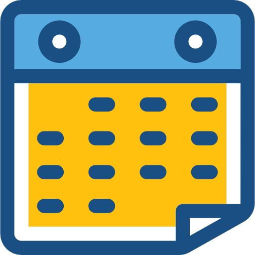 kalendarz Prosymbols Duotone ikona