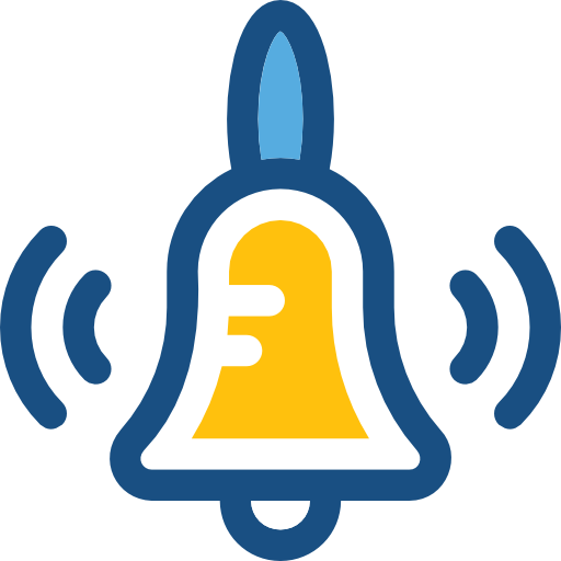 알람 벨 Prosymbols Duotone icon