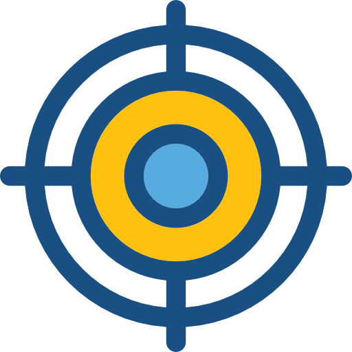目標 Prosymbols Duotone icon