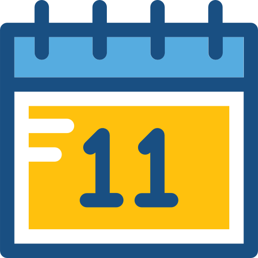 kalender Prosymbols Duotone icoon