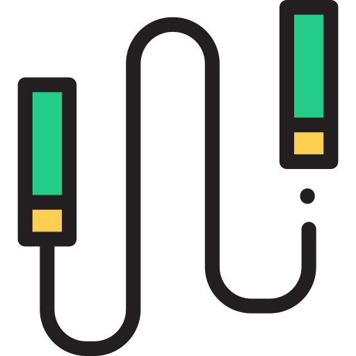 Jump rope Detailed Rounded Lineal color icon