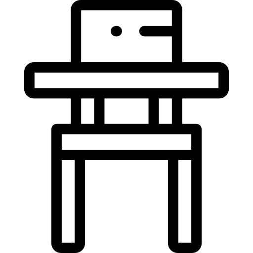 ハイチェア Detailed Rounded Lineal icon