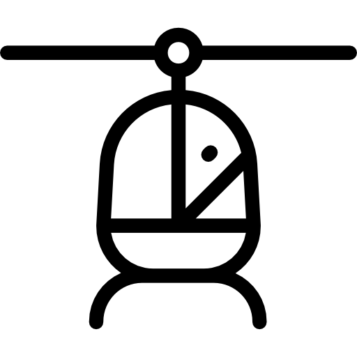hubschrauber Detailed Rounded Lineal icon