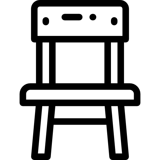 Chair Detailed Rounded Lineal icon