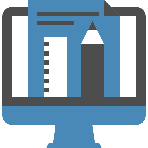 Computer Maxim Basinski Premium Blue icon