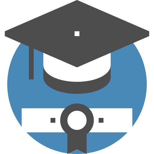 Graduation Maxim Basinski Premium Blue icon