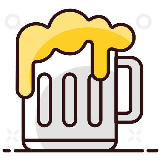 kufel piwa Generic Outline Color ikona