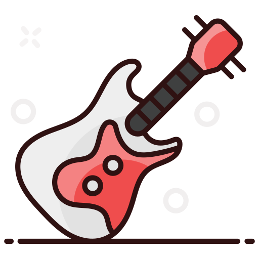 gitaar Generic Outline Color icoon