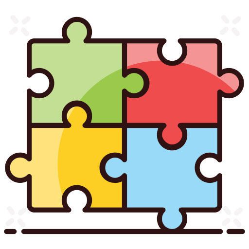 puzzle Generic Outline Color ikona