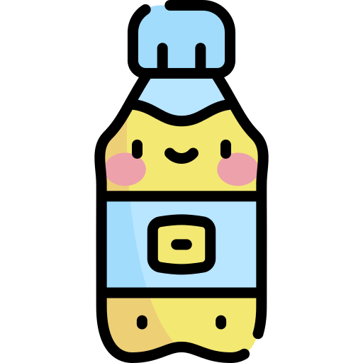 un soda Kawaii Lineal color Icône