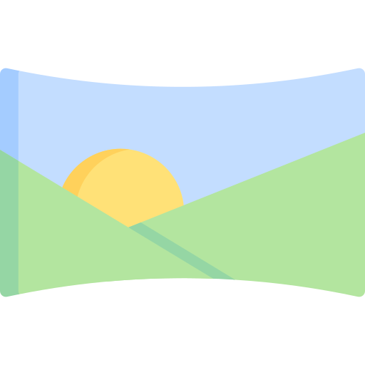 panorama Special Flat Ícone