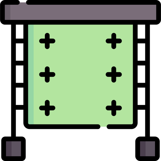 grüner bildschirm Special Lineal color icon