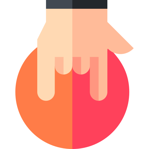 palla da bowling Basic Straight Flat icona