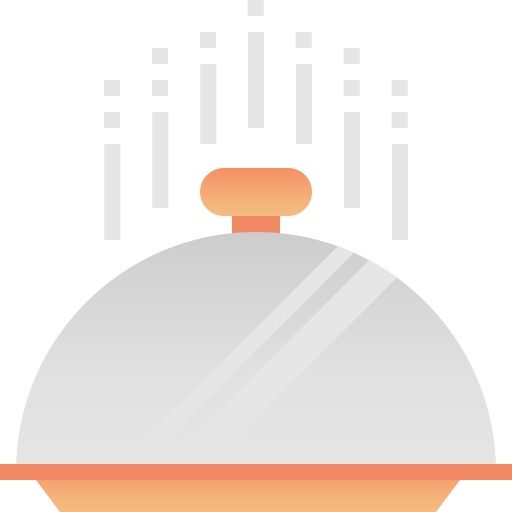 bandeja de comida Pixelmeetup Flat icono