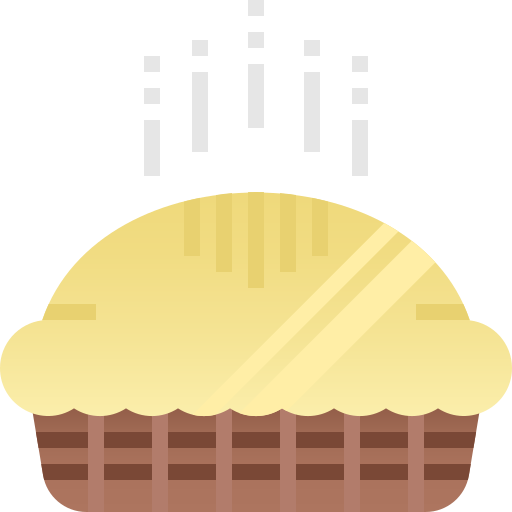 Тыквенный пирог Pixelmeetup Flat иконка