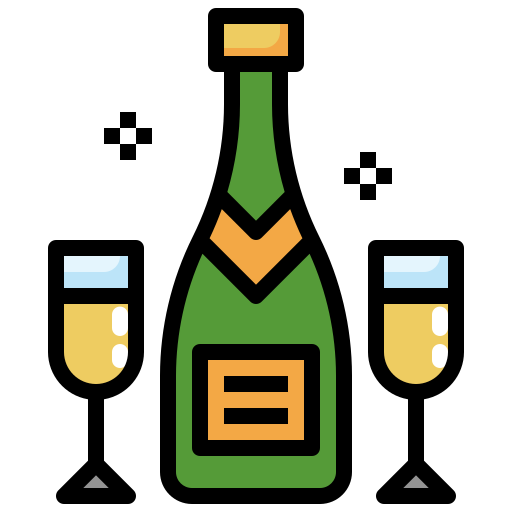 シャンパン Surang Lineal Color icon