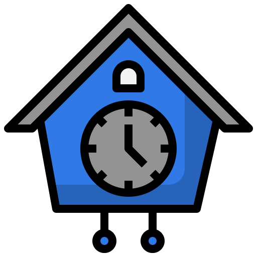 Cuckoo clock Surang Lineal Color icon
