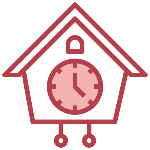 Cuckoo clock Surang Red icon