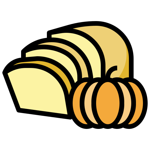 chleb z dyni Surang Lineal Color ikona