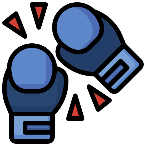 Boxing gloves Surang Lineal Color icon