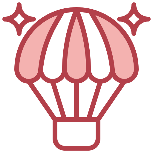 heißluftballon Surang Red icon