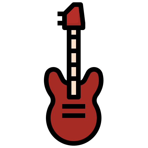 Guitar Surang Lineal Color icon