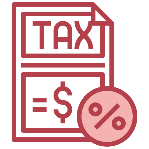 belastingen Surang Red icoon