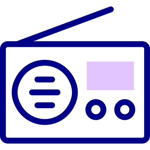 radio Detailed Mixed Lineal color icon