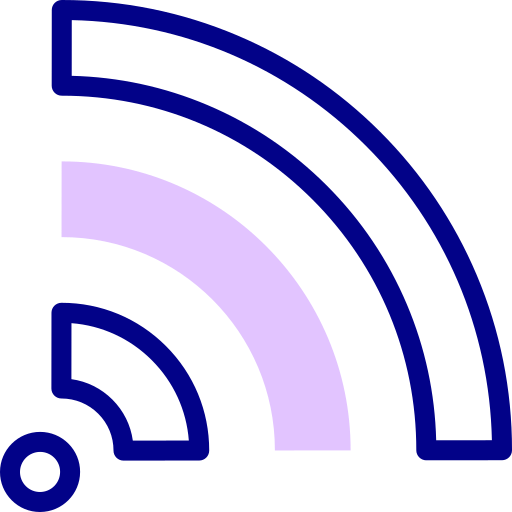 signal Detailed Mixed Lineal color Icône