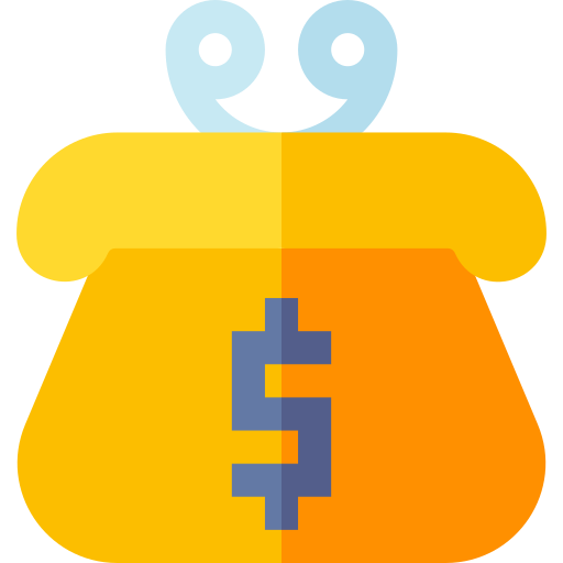 geldbörse Basic Straight Flat icon