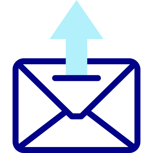 mail Detailed Mixed Lineal color icon