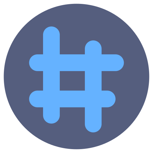 hashtagi Generic Flat ikona