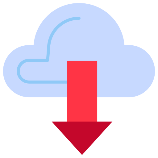 dati cloud Generic Flat icona