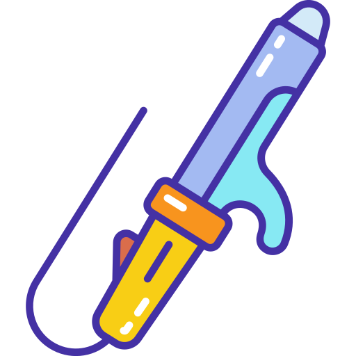 Curling iron Generic Outline Color icon