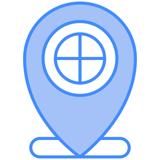 pin de ubicación Generic Blue icono