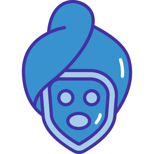 maska na twarz Generic Blue ikona