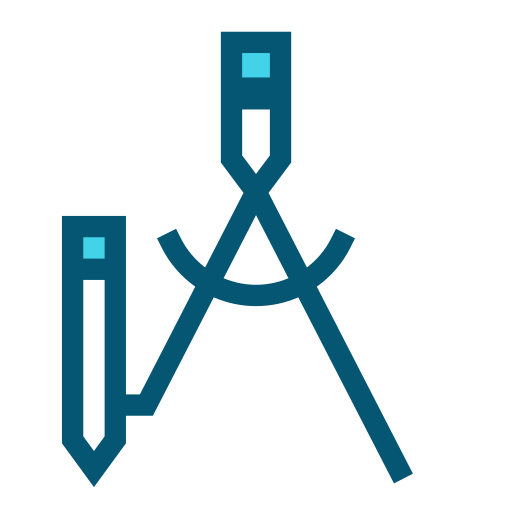 Compass tool Generic Blue icon
